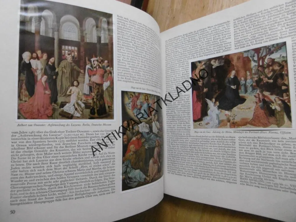 DIE MALEREI DER GOTIK UND FRÜH RENAISSANCE, GOTICKÁ A RANĚ RENESANČNÍ MALBA,  NĚMECKY, **an