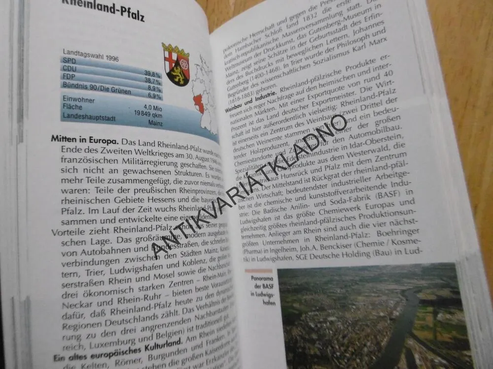 TATSACHEN ÜBER DEUTSCHLAND, PRŮVODCE NĚMECKEM, NĚMECKY, **an