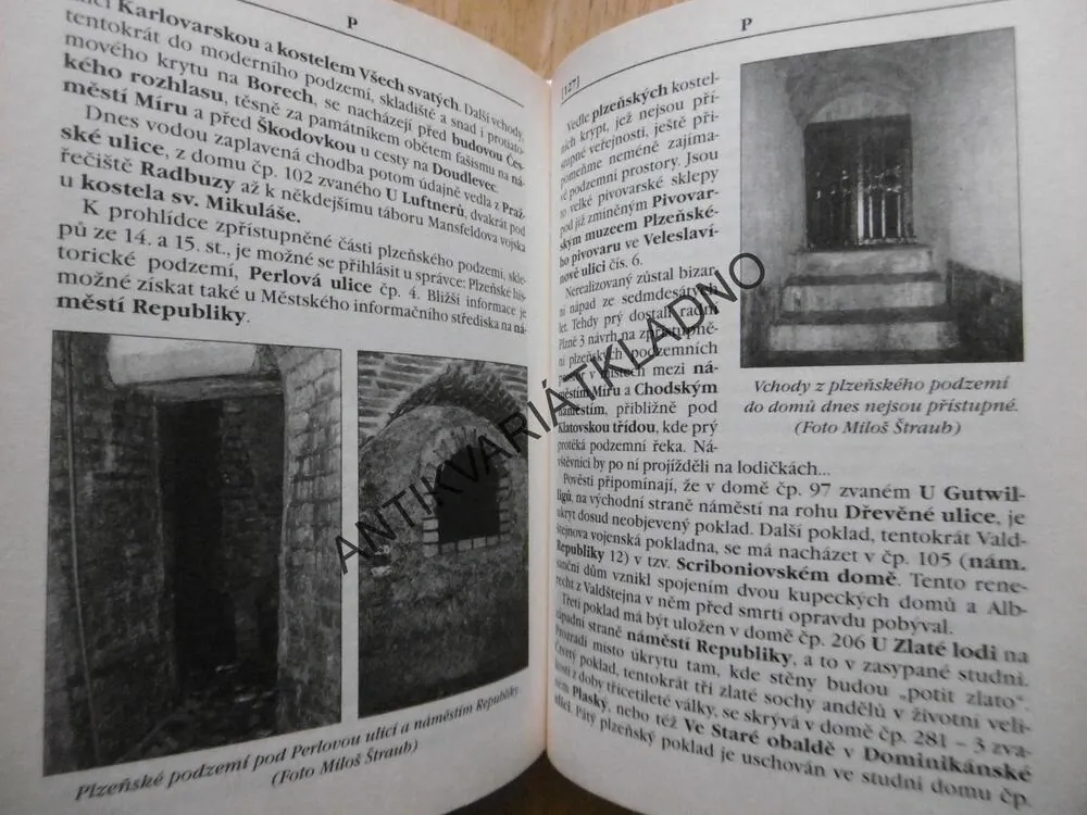 TAJEMNÉ PODZEMÍ, III. DÍL, ZÁPADNÍ ČECHY, MILOŠ ŠTRAUB, JITKA LENKOVÁ, **an