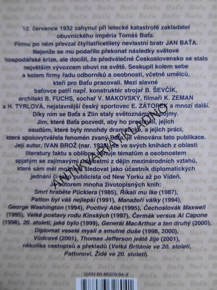 CHLAPI OD BAŤŮ, IVAN BROŽ, **an
