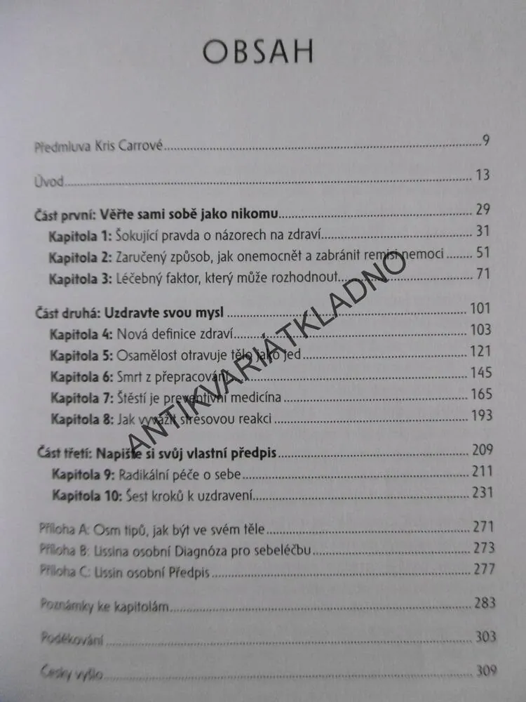 MYSL JE MOCNÝ LÉKAŘ, LISSA RANKINOVÁ, **an
