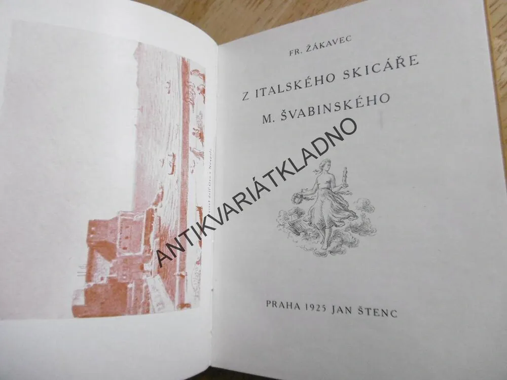 Z ITALSKÉHO SKICÁŘE MAXE ŠVABINSKÉHO, ŽÁKAVEC, 1925