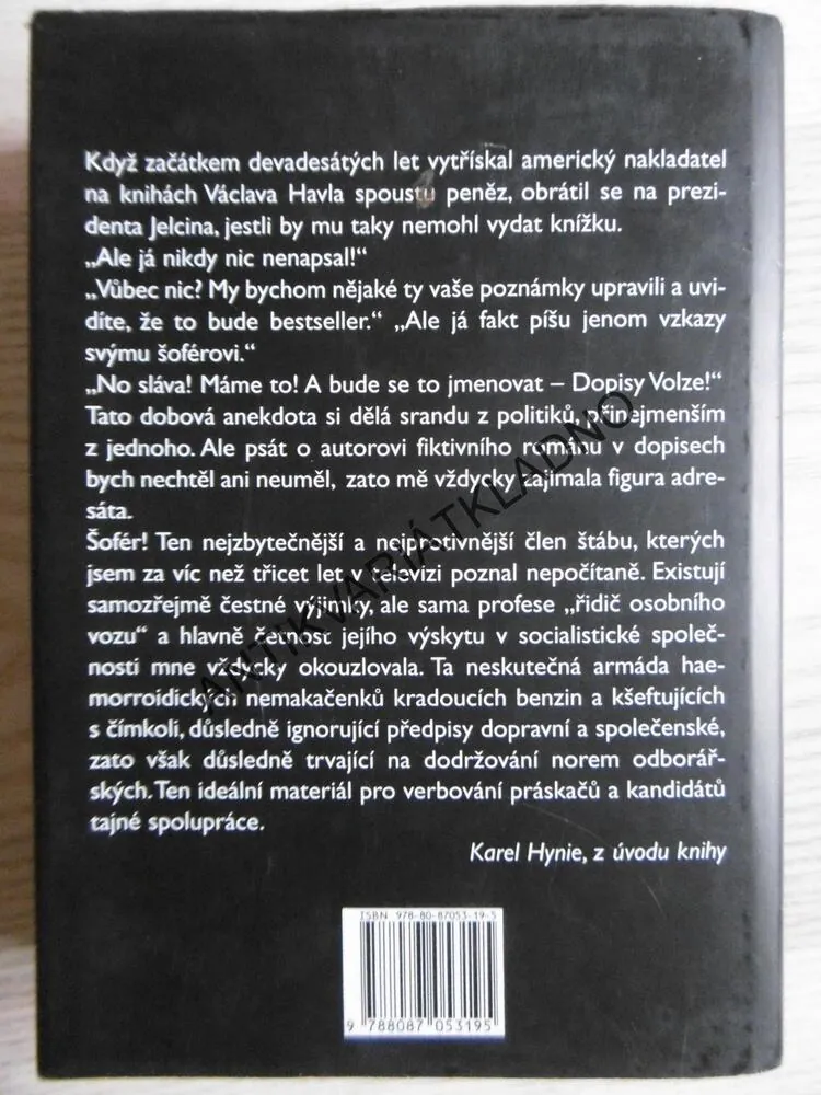 VOLHA, KAREL HYNIE, **an