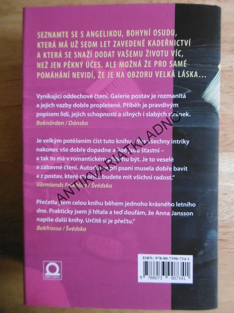 BOHYNĚ OSUDU ZE SALONU D´AMOUR, ANNA JANSSON, **an