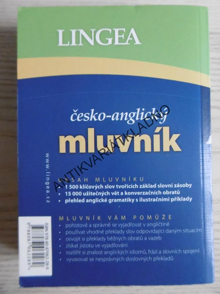 LINGEA, ČESKO-ANGLICKÝ MLUVNÍK SLANGU , SLOVNÍK, **an