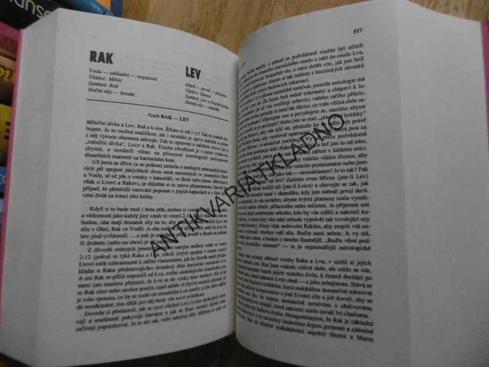ZNAMENÍ LÁSKY, LINDA GOODMANOVÁ, HOROSKOP, ASTROLOGIE