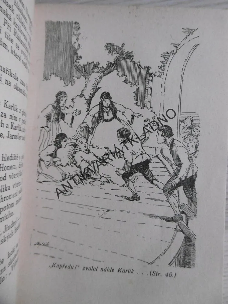 PRVNÍ LAVICE, CHLOUBA PANÍ UČITELKY, BUZKOVÁ, SALAČ, 1946, **an