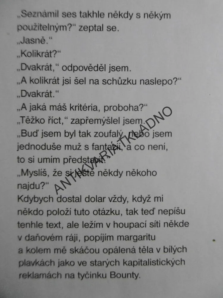 MILUJ MĚ IRONICKY, MAXIM E. MATKIN, **an
