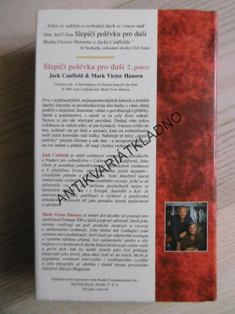 SLEPIČÍ POLÉVKA PRO DUŠI 2.PORCE, CANFIELD, **an