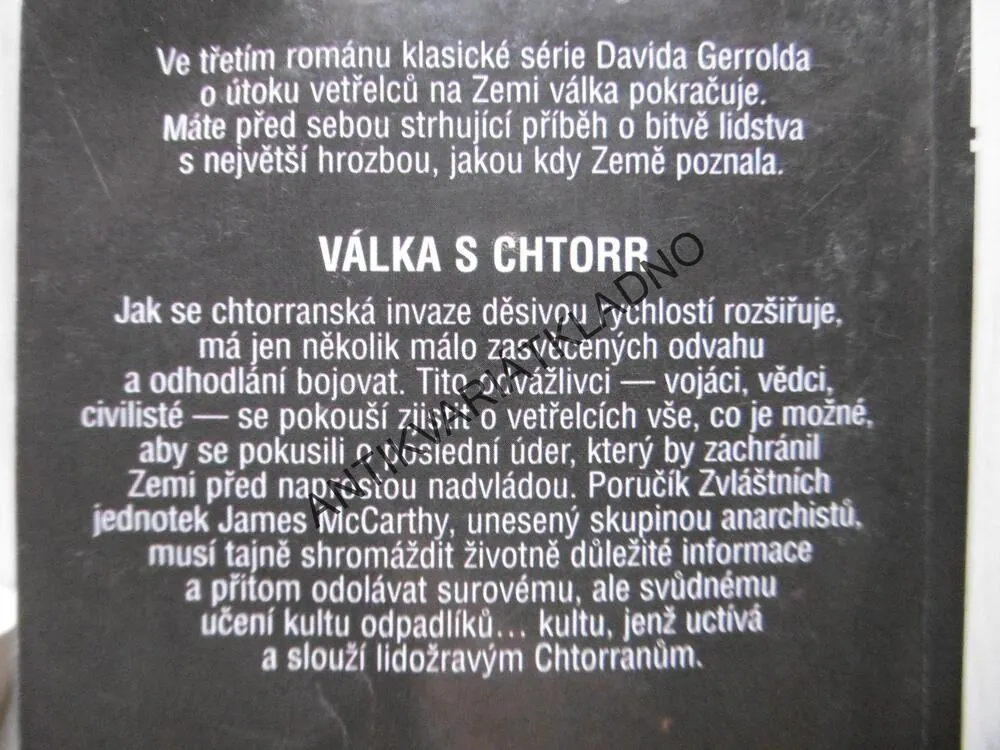 VĚC PRO LIDI,DEN NA PROKLETÍ, ZLOST TIŠÍ POMSTA, ČAS PRO JATKA,1-4, DAVID GERROLD, **an