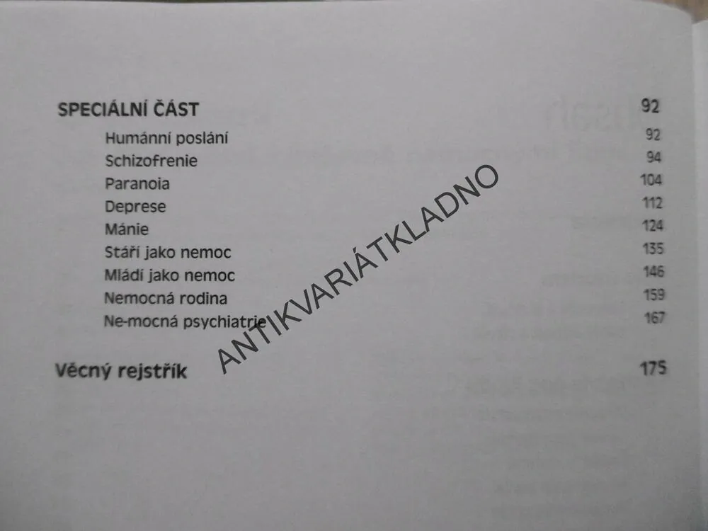 O PSYCHIATRII, PETR STYX, JAK ŽÍT A JEDNAT S DUŠEVNĚ NEMOCNÝMI LIDMI, **an