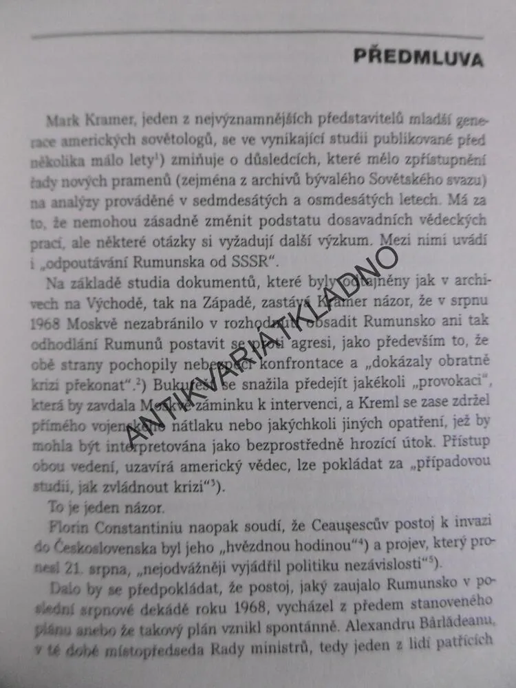 VE STÍNU PRAŽSKÉHO JARA, 1968, MIHAI RETEGAN,, **an
