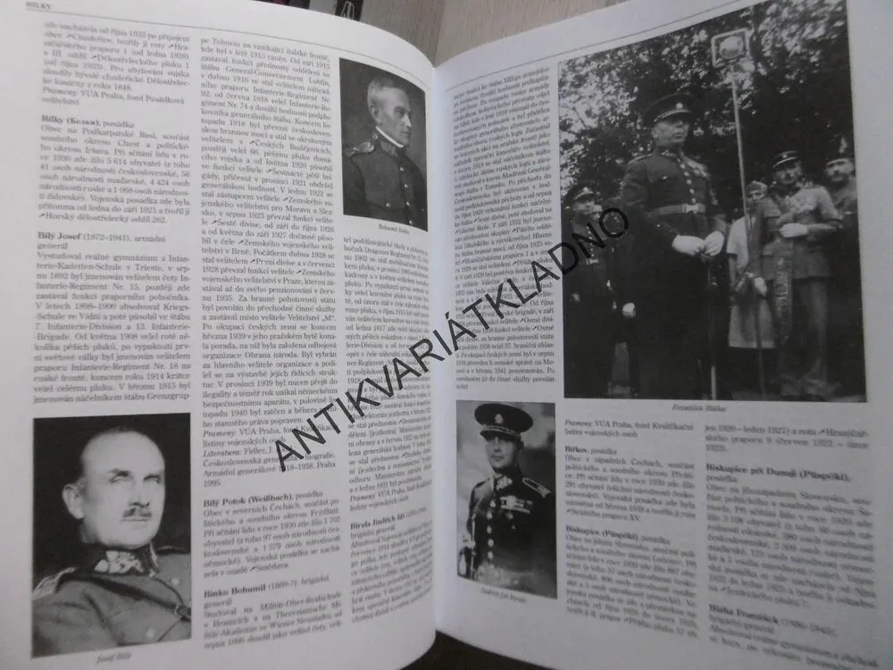 ENCYKLOPEDIE BRANNÉ MOCI REPUBLIKY ČESKOSLOVENSKÉ 1920-1938, JIŘÍ FIDLER, V.SLUKA, **an