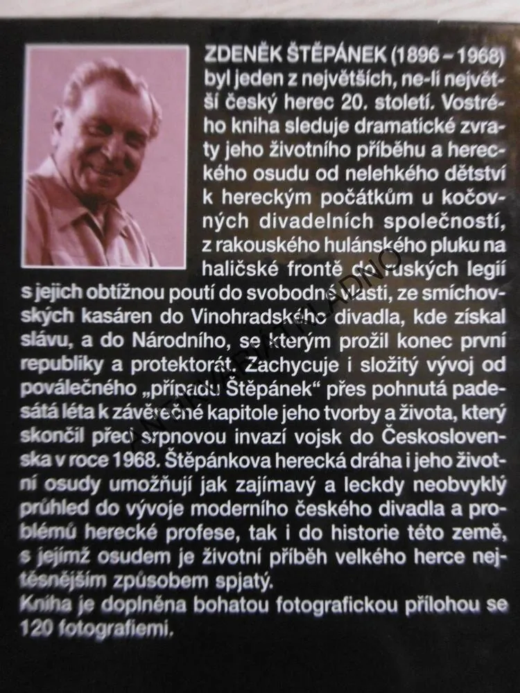 ZDENĚK ŠTĚPÁNEK, HEREC A DĚJINY, JAROSLAV VOSTRÝ, **an