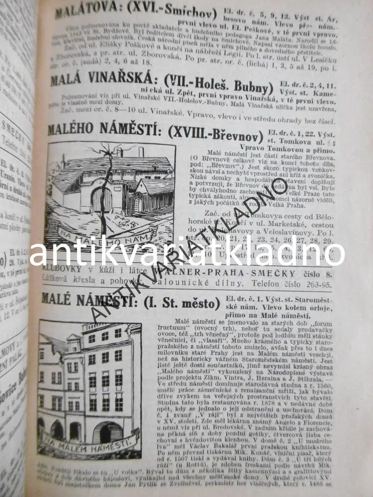 STEHLÍK HISTORICKÝ A ORIENTAČNÍ PRŮVODCE PRAHA,
