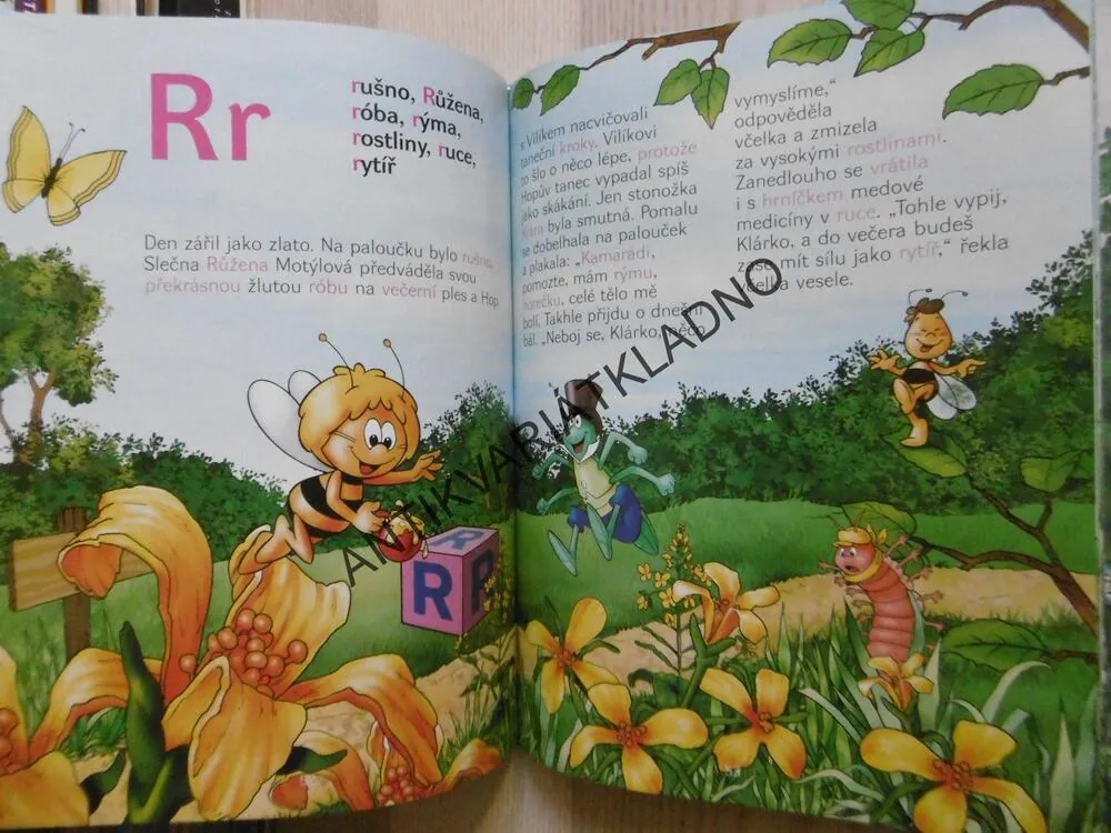 SLABIKÁŘ VČELKY MÁJI, OTTÍKOVA ŠKOLA, VČELKA MÁJA **an