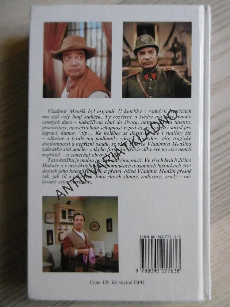 VLADIMÍR MENŠÍK, POCTA VLADIMÍRU MENŠÍKOVI, JIŘÍ HUBAČ, KOPECKÁ, **an