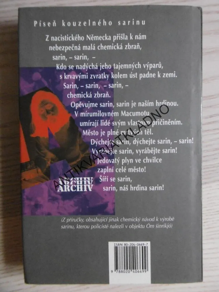SVATÝ TEROR ARMAGEDON V TOKIU, D.W. BRACKETT, **an
