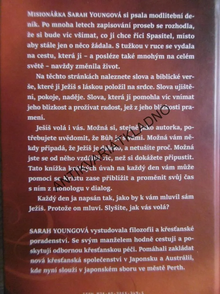 JEŽÍŠ TĚ VOLÁ, SARAH YOUNGOVÁ, CITÁTY, **an
