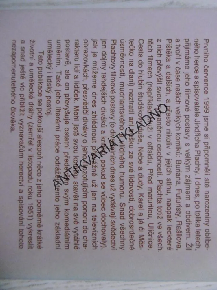 JINDŘICH PLACHTA - DOBRÁK OD KOSTI, LADISLAV TUNYS, **an