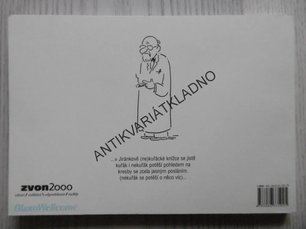 (NE)KUŘÁCKÁ KNÍŽKA, VLADIMÍR JIRÁNEK, **an