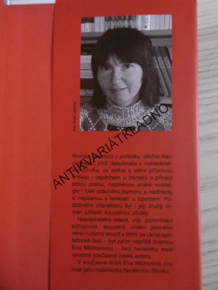 JEDNA JEDINÁ NOC S INŽENÝREM KUŽELEM, EVA MICHOROVÁ, **an