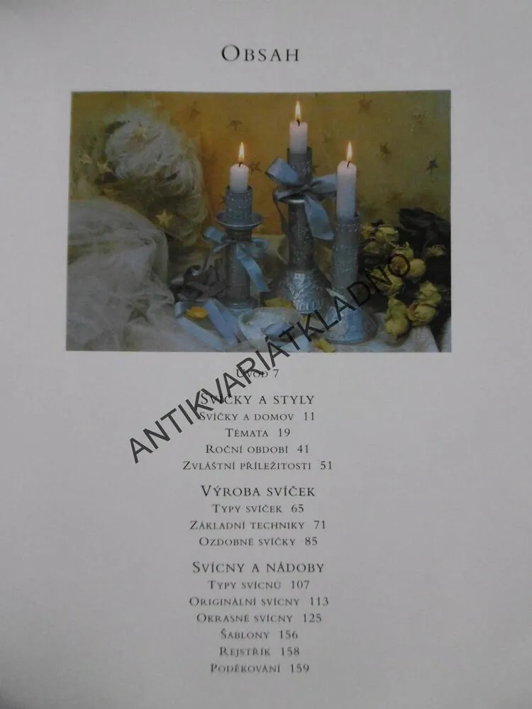 SVÍČKY, GLORIA NICOLOVÁ, **an