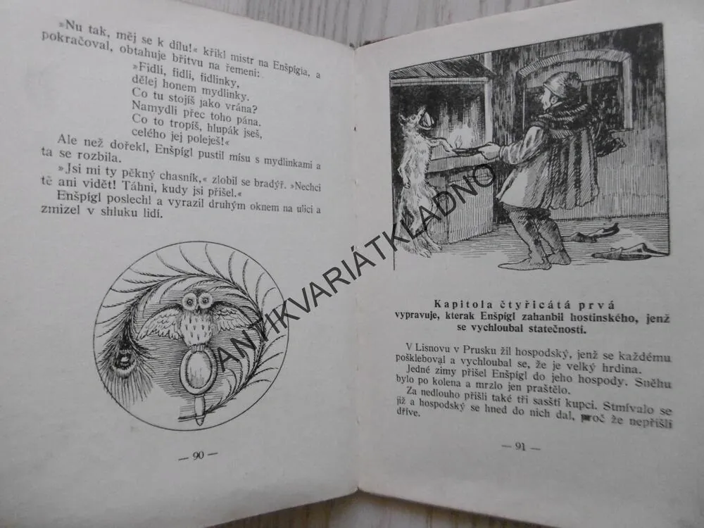 ENŠPÍGLOVA ŠIBALSTVÍ, KAREL ČVANČARA, RUDOL MATES, **an