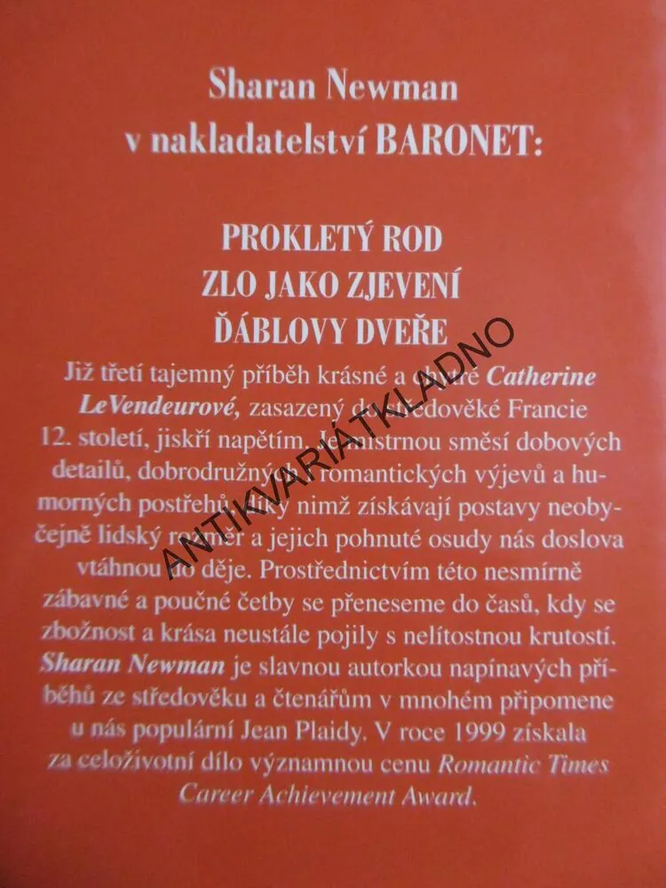 ĎÁBLOVY DVEŘE, SHARAN NEWMAN, CATHERINE LEVENDEUR, **an