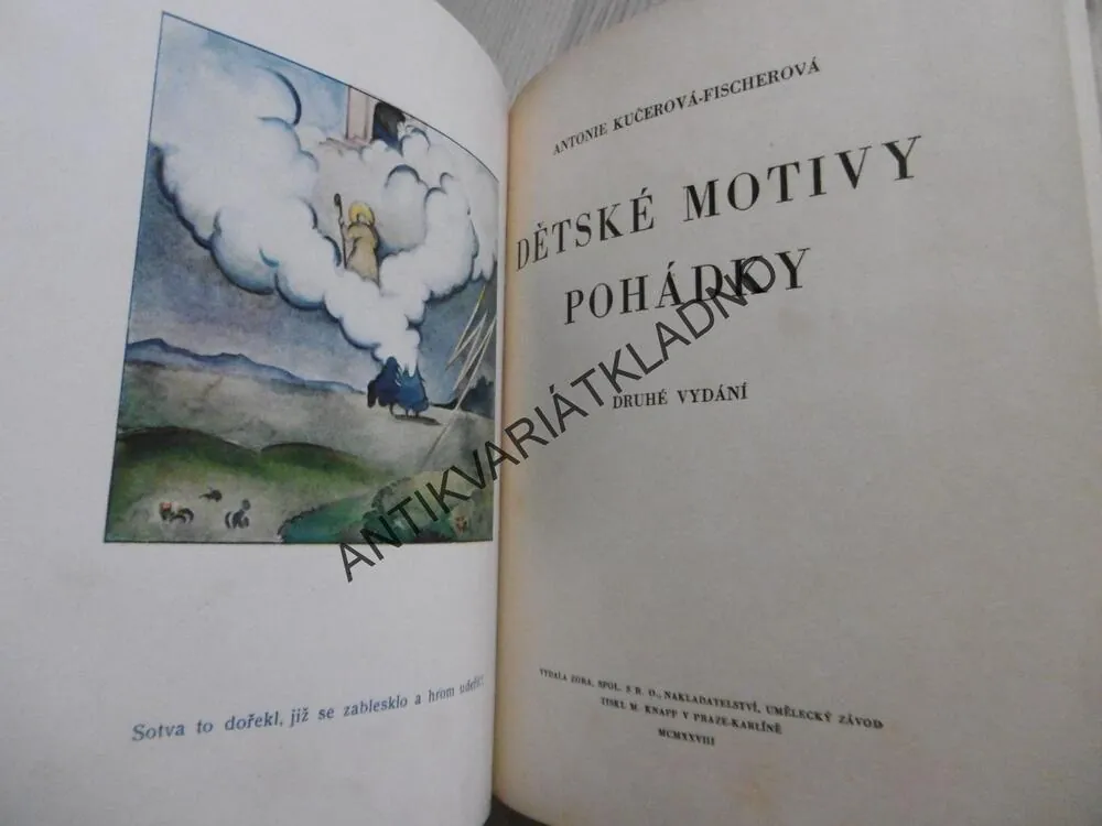 DĚTSKÉ MOTIVY POHÁDKY, ANTONIE KUČEROVÁ-FISCHEROVÁ, HELENA ŠRÁMKOVÁ, 1928, **an