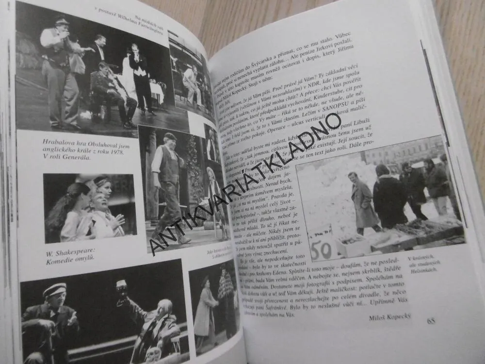 JIŘÍ KODET, O SOBĚ ( ...TEN BÁJEČNÝ ŽIVOT, PLNÝ ÚTRAP), SOŇA KODETOVÁ, ŠLOUFOVÁ, FILM HEREC, **an