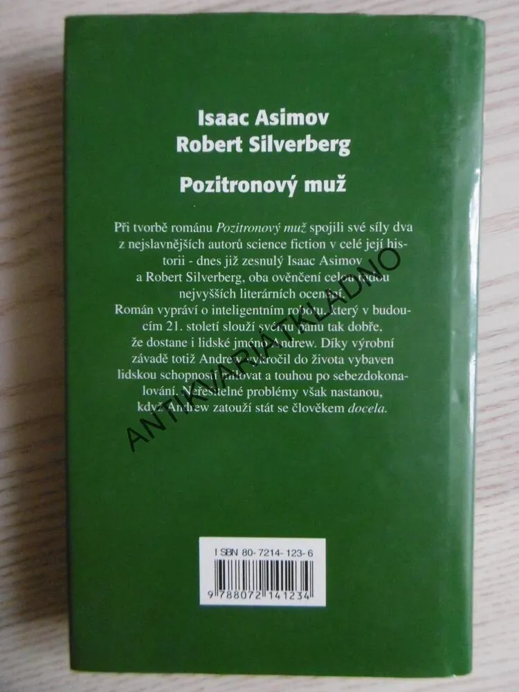 POZITRONOVÝ MUŽ, ISAAC ASIMOV, ROBERT SILVERBERG, **an