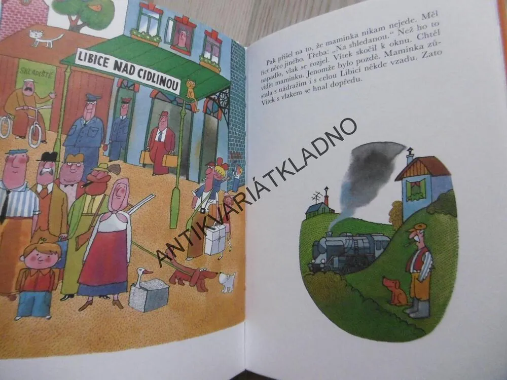 JAK JEL VÍTEK DO PRAHY, BOHUMIL ŘÍHA, **an