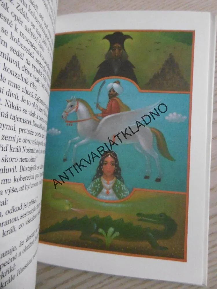 ZAKLETÝ SULTÁN, ARABSKÉ POHÁDKY, AUTOGRAM ILUSTRÁTORA - JINDŘICH ULRICH, **an
