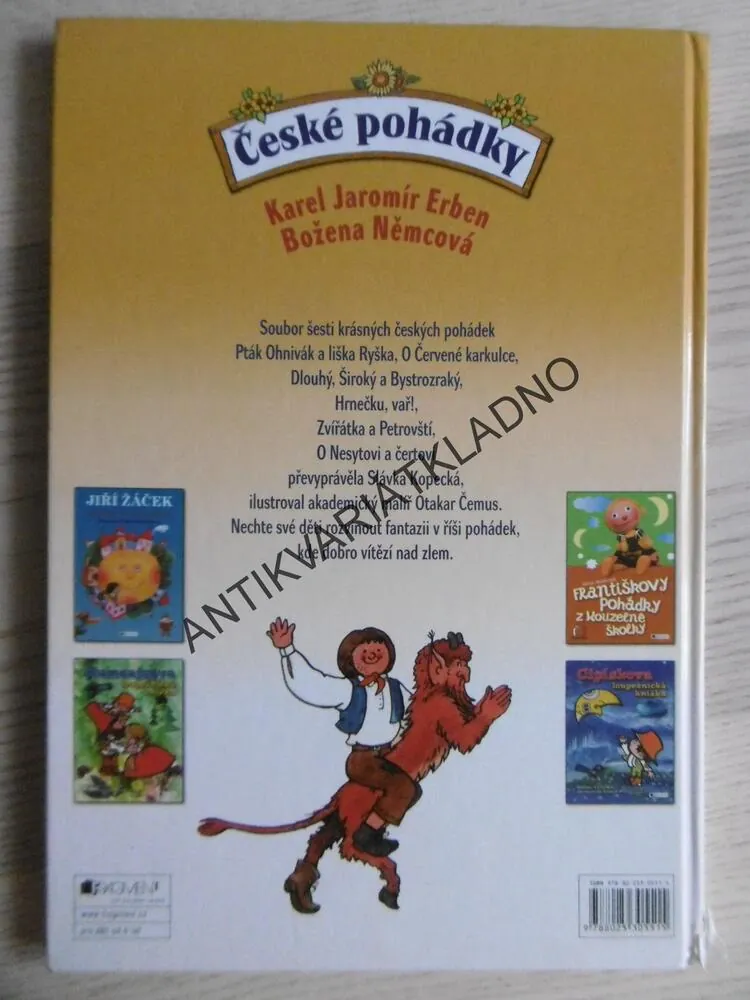 ČESKÉ POHÁDKY, KAREL JAROMÍR ERBEN, BOŽENA NĚMCOVÁ , ČEMUS, **an