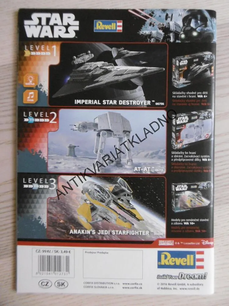 REVELL, MODEL KATALOG, CZ, SK, 2017, SPECIÁLNÍ EDICE