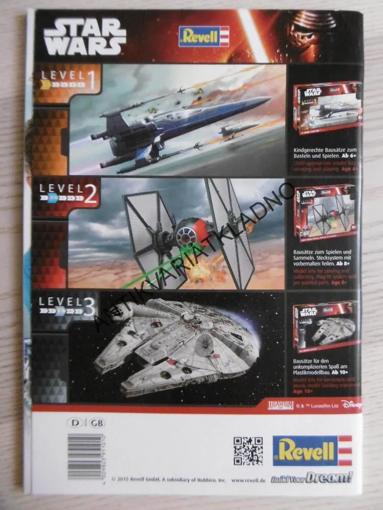 REVELL, MODEL KATALOG, CZ, SK, 2016, SPECIÁLNÍ EDICE