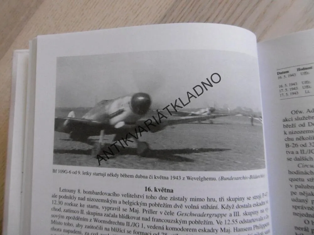 VÁLEČNÝ DENÍK JG 26, 1943-1944, DONALD CALDWELL, **an
