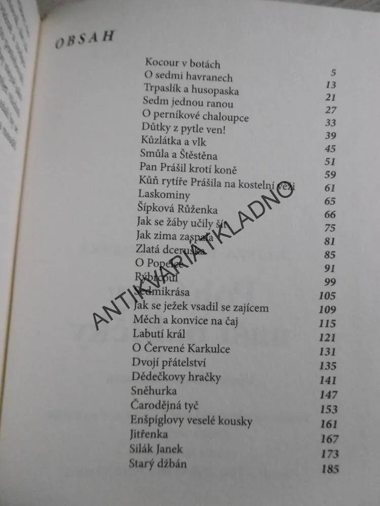 POHÁDKY NAŠÍ BABIČKY, ELIŠKA KRÁSNOHORSKÁ, **an