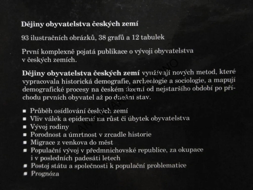 DĚJINY OBYVATELSTVA ČESKÝCH ZEMÍ, **an