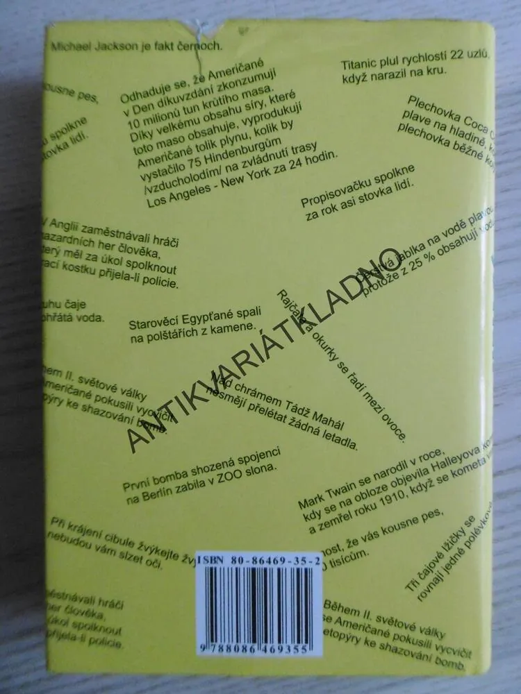 MICHAEL JACKSON JE FAKT ČERNOCH... A DALŠÍ PERLIČKY Z CELÉHO SVĚTA, KEITH WATERHOUSE, **an