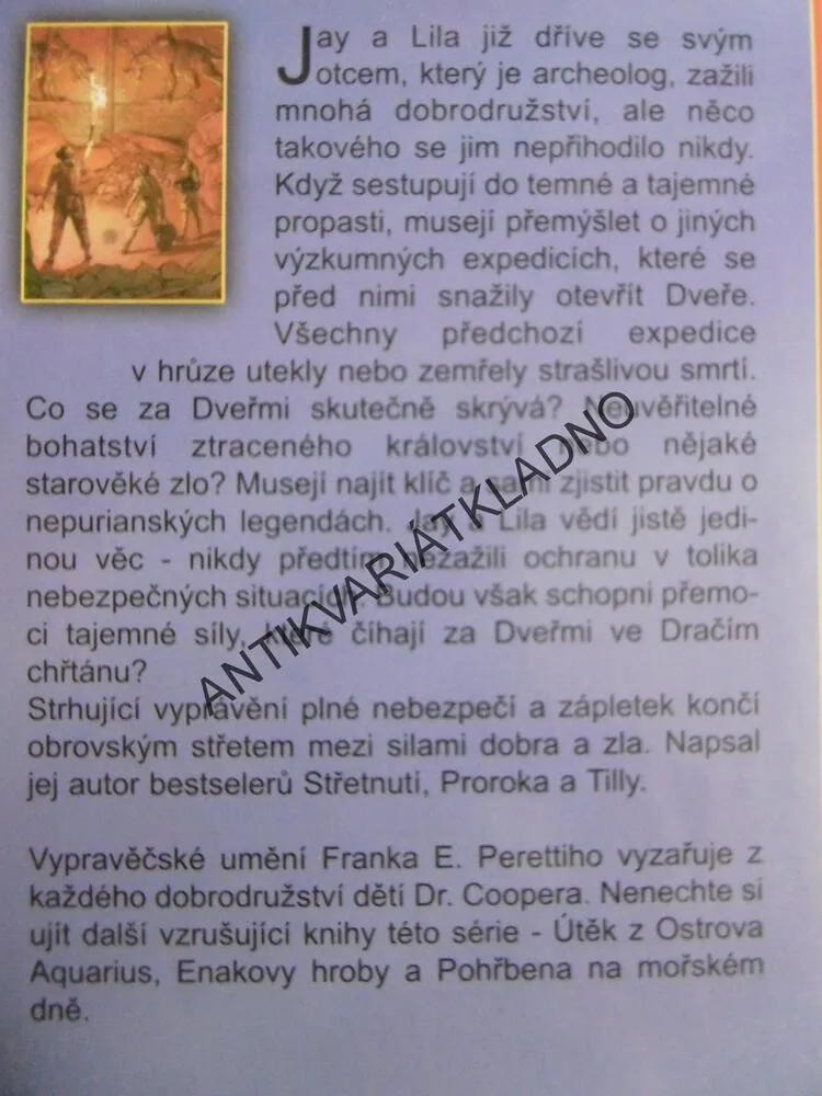 DVEŘE V DRAČÍM CHŘTÁNU, FRANK PERETTI, **an