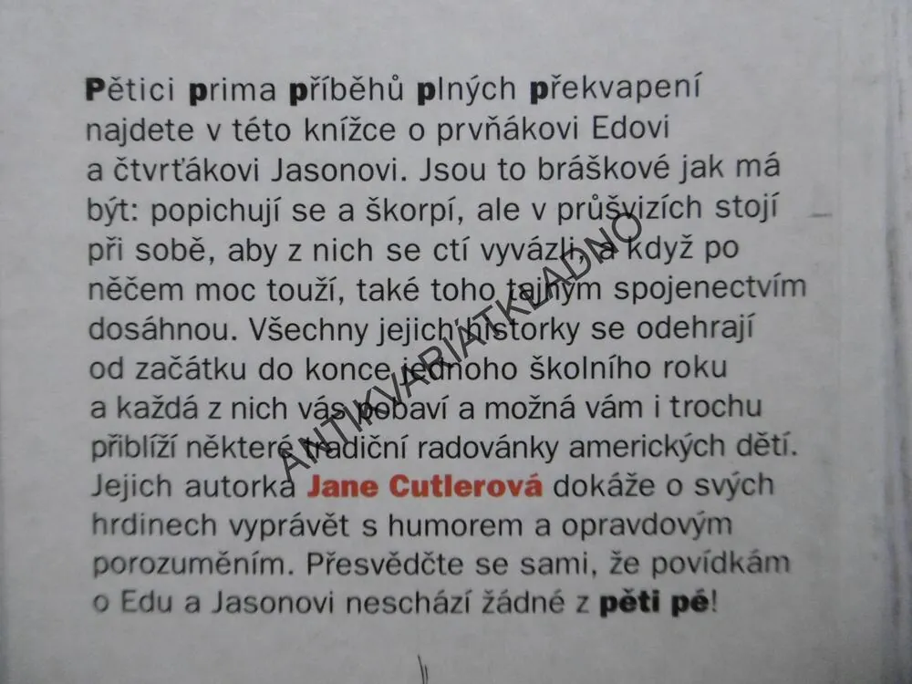 VESELÉ TRAMPOTY JASONA A EDA, JANE CUTLEROVÁ, **an