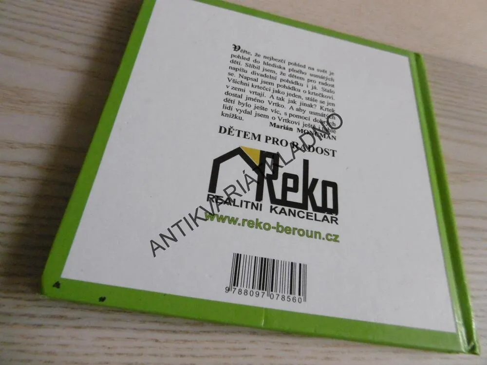 KRTEK VRTKO A VRTULNÍK, MARIÁN MONCMAN, **an