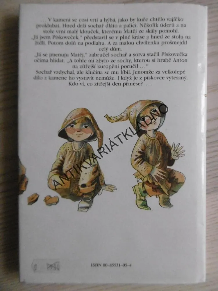 POHÁDKA O PÍSKOVEČKOVI, LUBOŠ ZELENÝ, ZDENA KREJČOVÁ, 1991,**an
