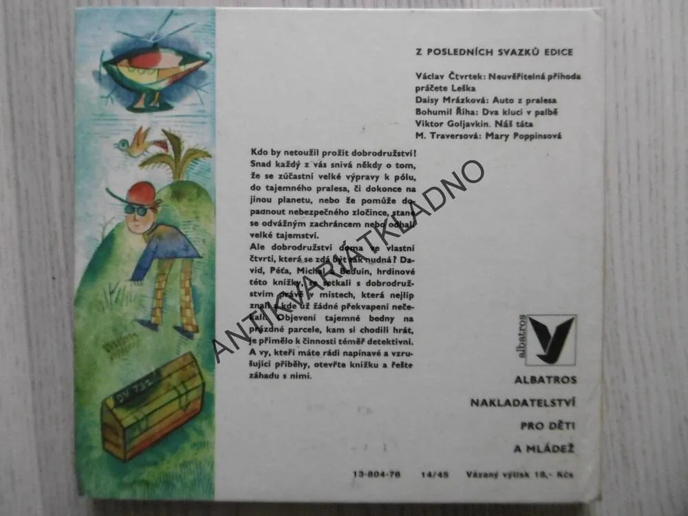 VÝPRAVY ZA BEDNOU, JOSEF BENDA, **an
