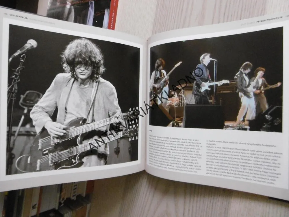 LED ZEPPELIN, ILUSTROVANÁ BIOGRAFIE, 200 PŮVODNÍCH A DOSUD NEPUBLIKOVANÝCH FOTOGRAFIÍ, **an