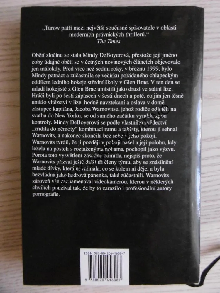 PROMLČENÍ, SCOTT TUROW, **an