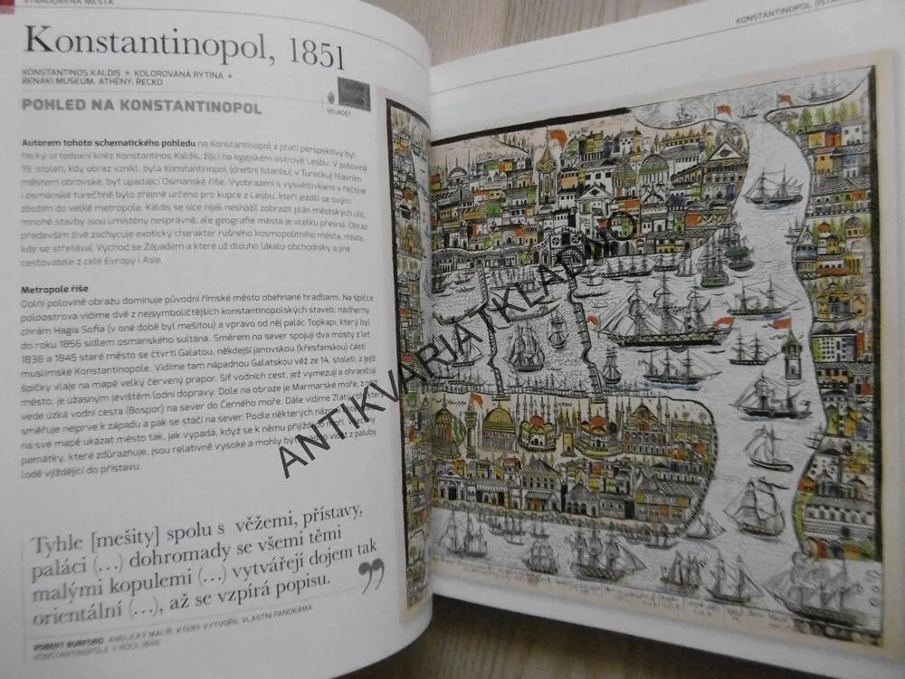 MAPY MĚST, HISTORICKÁ VÝPRAVA ZA MAPAMI, PLÁNY A OBRAZY MĚST, **an
