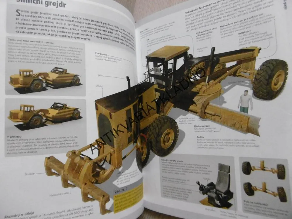 GIGANTICKÉ STROJE, VELKÁ ENCYKLOPEDIE S 3D OBRÁZKY,, **an